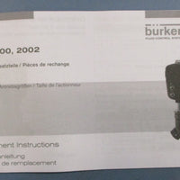 Burkert 11209 Easy Fluid Control Sys 00011209 Parts Kit Type 2000 DN: 40mm