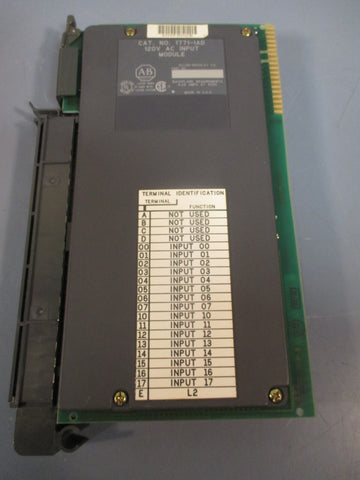 ALLEN BRADLEY INPUT MODULE SERIES A 1771IAD