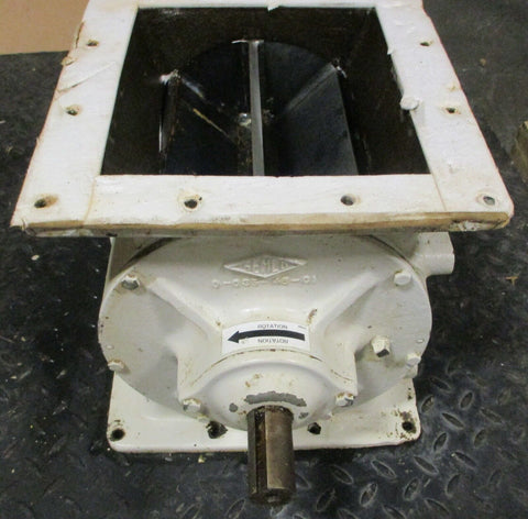 Semco Mac RV-04 Rotary Airlock Valve 15" x 14" Flange 9-5/8" x 11" Opening