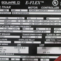 Square D Altivar E-Flex Series B Motor Controller 8839 EFDCG2VY 1 HP Used
