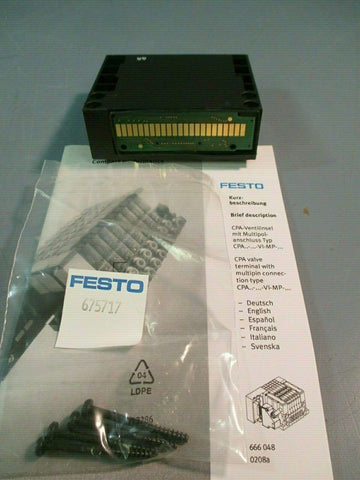 FESTO TERMINAL SOLENOID MULTI-PIN NODE CPA10/14-IMP