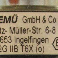 GEMU 610 6T91W5131 691 Solenoid Valve PB 6.0 bar PST 57 bar Typ 1215