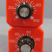 Lot of (2) NCC K1K30661 Time Delay Relay, Solid State, 10 Blades, 0.330 Sec