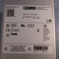 PHOENIX CONTACT POWER DISTRIBUTION BLOCK 24V 7.2Ah 50A UPS-BAT/VRLA/24DC/7.2AH