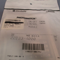 Allen Bradley On-Off Photoswitch Control Module Series B 22DJ3-4000