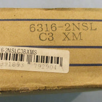 Nachi 63162NSL C3 XM Ball Bearing 80mm Bore 170mm OD 39mm Width