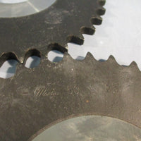 Lot of (3) Martin Sprocket 50 35 Roller Chain Sprocket, 50 Chain, 35 Teeth
