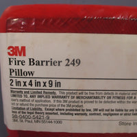Lot of (5) 3M Fire Barrier Pillows FB249 Small 2 in x 4 in x 9 in 98040054219