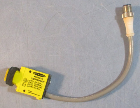 Banner SM312DQDP MiniBeam Photoelectric Sensor 1030VDC 150mA