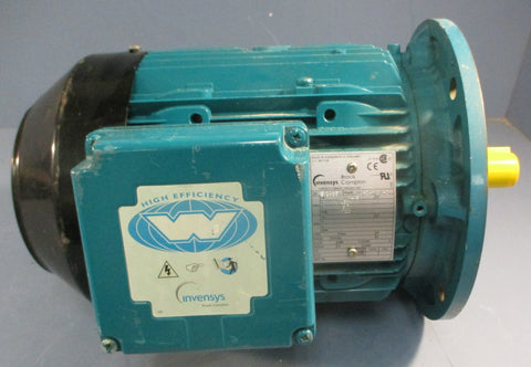 Brook Crompton WU-DA112M-D AC Electric Motor 4.8KW 1720RPM 460V 28mm Shaft Dia