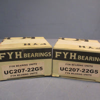 Lot of (2) FYH Bearing Units UC20722G5 Ball Bearing 13/8IN