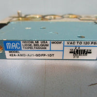 Mac 42AAMDAJ1GDFP1DT Solenoid Valve 24VDC