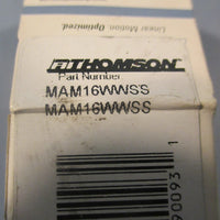 Thomson MAM16WWSS Linear Ball Bushing Bearing MultiTrac 16mm Shaft Dia 26mm OD