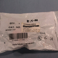 Eaton Moeller M22PV Emergency Stop Pushbutton Switch Red