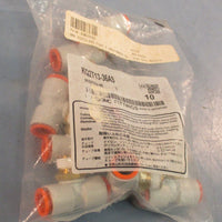 SMC KQ2T1336AS PushFit Tee Fittings 42mm Length Sealed Bag of 10
