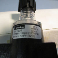PARKER 04L10GB AirLine Lubricator,MicroMist,Polycarbonate,1/4",NPT 150 PSIG