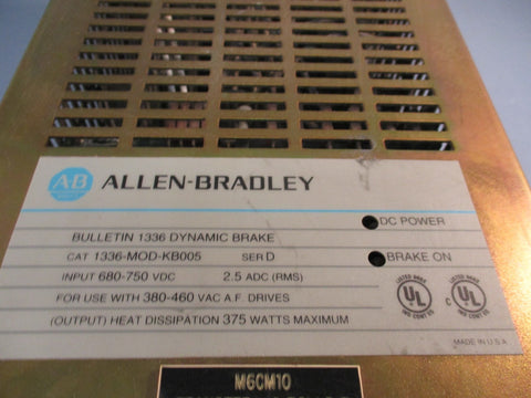 Allen Bradley 1336-MOD-KB005 Series D Dynamic Heavy Duty Drive Brake Kit