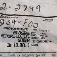 AllenBradley 42EFP2MNBA2 Rightsight Retroreflective Sensor 1130VDC