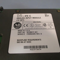 AllenBradley Analog Input Module (12 Bit) Series C 1771IFE