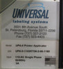 Universal Labeling Systems UPA-II Printer Applicator 110-AC 1PH 50/60Hz 3A