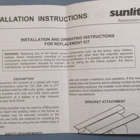 Sunlite 40410SUSB70/H/QT High Pressure Sodium Quad Tap Ballast Kit