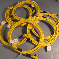 Lumberg Automation RST 4-RKWT 4-602/3M Double-ended M12 3m Cable Lot of 6