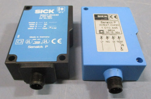 (Lot of 2) Sick WS272D430 & WS27D430 Photoelectric Sensor 1030VDC