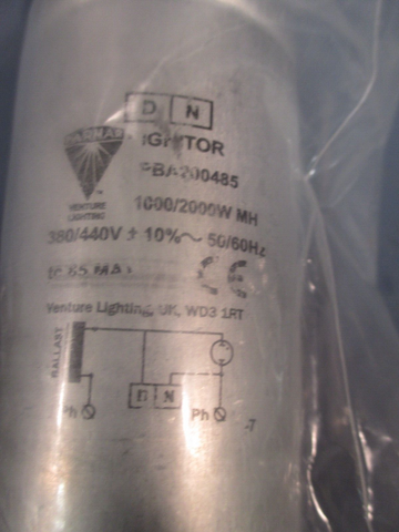 PARMAR IGNITOR 1000/2000W 380/440V 50/60Hz PBA200485
