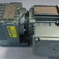 Sew Eurodrive R27DT71D4-KS Gearmotor DFT71D4-KS 1700RPM .5HP 39.25:1 1" Shaft Di