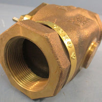 Invensys VB-7253-000-4-10 Hydronic Globe Valve 5-3/8" Length Brass Two-Way