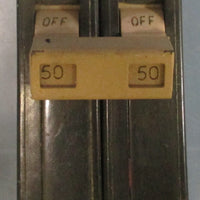 (Lot of 2) Cutler Hammer CH250 Circuit Breaker 2-Pole, 120/240VAC, 50A