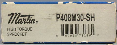 Martin P408M30-SH High Torque Sprocket 40 Teeth 8mm Pitch 30mm Belt Width