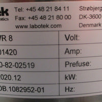 Labotek SVR 8 Industrial Vacuum Hopper Loader 101420 8 Liter Capacity SS