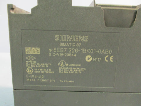 Siemens 6ES7 326-1BK01-0AB0 Simatic Simatic S7 Digital Input Module