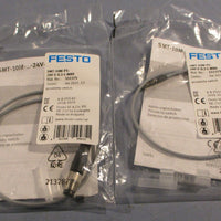 Festo 551375 Proximity Switch SMT10MPS24VE0.3LM8D (Lot of 2)