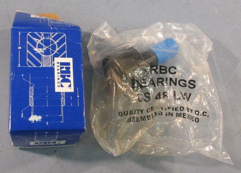 RBC Bearings CS48LW Cam Follower 0.875" Roller Width 1.5" OD 0.625" Stud Dia