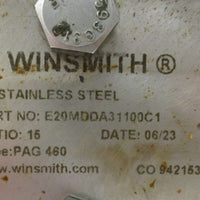Winsmith E20MDDA31100C1 Angled Speed Reducer Stainless Steel 15:1