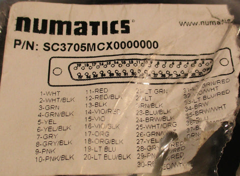 Numatics SC3705MCX0000000 Cable Cordset