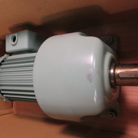 Tsubaki Gear Motor Ratio 1:100 0.4 kW  4P, 3 Ph 200/220V GMTA04038L100H