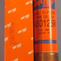 Gould Shawmut A6D125R Class RK1 Fuse AmpTrap Dual Element Time Delay 125A 600V