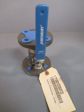 Jamesbury 7150 Extreme Duty Stainless Ball Valve, 1" 150 Flanged 7150312236XTZ2