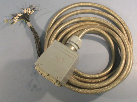 Helukabel YCYJZ Cable 16' Long Aprx W/ 2 Epic 10202000 Connectors 16A 500V