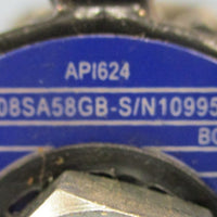 Powell Valve GA08SA58GB Gate Valve 1/2" Class 800LB A105 Trim #8