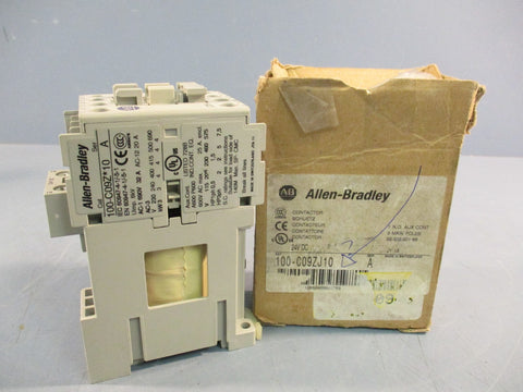 Allen Bradley 100-C09ZJ10 Contactor 24VDC Coil 3 Main Poles