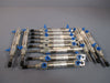 Lot of 13 SMC Double Actuating Air Cylinder NCMC075-UIA000744 1-5/8" Stroke