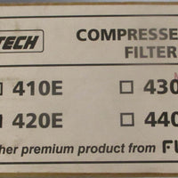 Deltech 420E Compressed Air Filter Factory Sealed New Old Stock