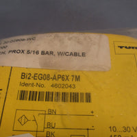 Turck Inductive Prox Sensor ,8mm Cylindrical Barrel,2mm Range BI2EG08AP6X 7M