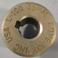 Lovejoy L-100 25mm Jaw Coupling Hub 25mm Keyway 68514441470 L-100 I-UB