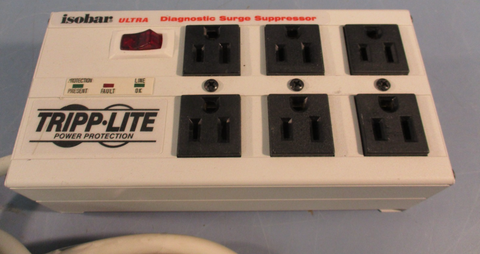 Tripp Lite Isobar Ultra 6 120V Diagnostic Surge Protector 6ft Cord 50/60Hz 12A