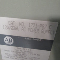 AllenBradley 16slot Chassis Module Ser B 1771A4B w/Power Supply 1771PS7